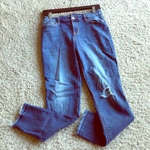 High-rise Medium Wash Rockstar Jeans